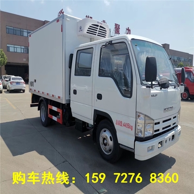 藍牌冷凍冷鮮豬肉雞肉保溫配送車國6標準冷鮮物流冷鏈車